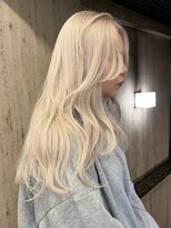 プネル 渋谷(PUNEL)&nbsp;渋谷/ホワイトブロンド/外国人風ミディアムレイヤー