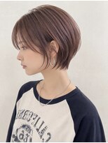 ウィールール 札幌店(WE RULE)&nbsp;大人可愛い夏カラーレイヤーショートボブ小顔外ハネスタイル
