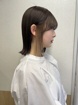 ロシェ 横浜店(loche)&nbsp;イヤリングカラー×ミディアムレイヤー×髪質改善×横浜
