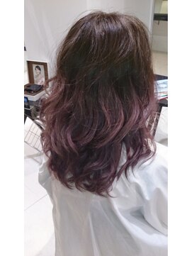 トリコ 都島店(trico) ピンクバイオレットグラデーション＠ナチュラル【トリコ都島】