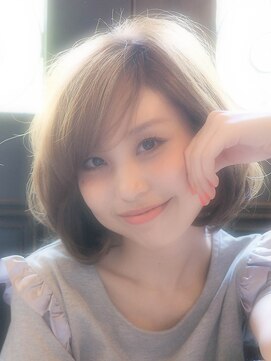 ロエナ(ROENA) クラシカルデジタルパーマバレイヤージュロブ