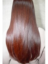 エスヘアー 名古屋 金山(es hair) 30代40代50代髪質改善ナチュラル艶感ストレート透明感赤み消し