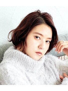 ビアンコカーロ 用賀店(Bianco caro) エアリーボブ/アースカラー/20代30代40代50代