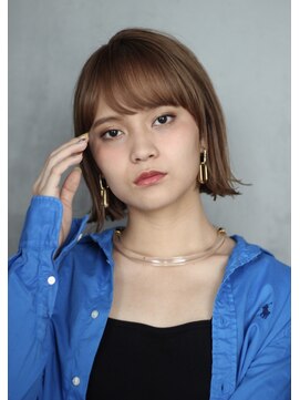 パム 恵比寿(PAM.) 【PAM./HANA】ハイトーンベージュボブ