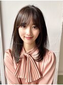 20代30代大人かわいいナチュラルストレート(徳永 りえこ)