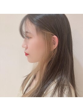 ネオヘアー 曳舟店(NEO Hair) イヤリングカラー×ベージュ/曳舟インナーカラー髪質改善