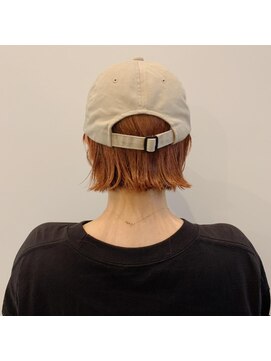 ポーズ(PAUSE) ミニボブ×ペールオレンジ