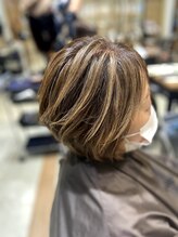 オリジンズ ヘアー(Origins hair) ハイライト☆うるツヤ髪でお洒落な白髪染め♪[30代/40代/50代]