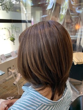 ビグディーサロン(BIGOUDI salon mukonosou) クレイライツミディアムレイヤー 細めハイライト