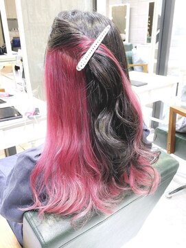 デイズ(days) DAYS　明治神宮前デザインカラーインナーカラーピンクカラー