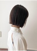 浅草　外ハネボブ　グレージュ　20代30代40代