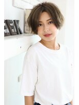 ヘアアンドメイク シークネクスト(HAIR&MAKE SeeK NEXT)&nbsp;【SeeK NEXT】ハンサムショート×マットグレージュ