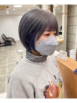 シンス(Since)&nbsp;シルバーグレージュ&インナーブルーヴァイオレット