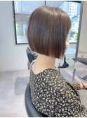 髪質改善ストレート×ボブ
