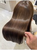 大人かわいい20代30代40代小顔ショコラベージュ１Zina船橋