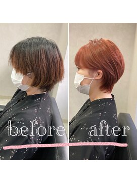 カノア(canoa) イメチェン★髪質改善♪耳掛けショート