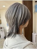 メンズウルフレイヤースタイルホワイトカラー