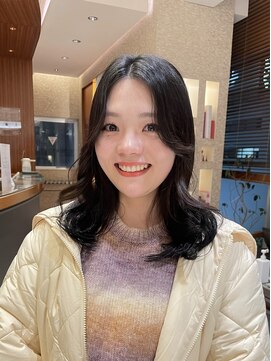 ピークアブー 原宿ハラカド(PEEK-A-BOO) 韓国/レイヤー/暗髪/20代/30代/ヨシンモリ/ボブ/ナチュラル