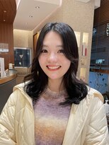 ピークアブー 原宿ハラカド(PEEK-A-BOO) 韓国/レイヤー/暗髪/20代/30代/ヨシンモリ/ボブ/ナチュラル