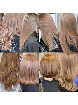 ラル(Lull) 【ミルクティー、ラテカラー特集】ケアブリーチ/ハイトーン