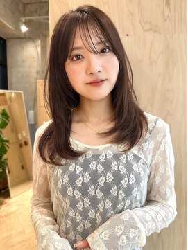 ガーデンヨコハマエスト(GARDEN YOKOHAMA est) ミディアムレイヤー イメチェンヘア 艶カラー シアカラー