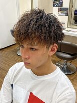 クレアメンズ 横浜能見台(CREA men's)&nbsp;横浜メンズパーマツイストパーマ縦落ち波打ちツイスパマッシュ