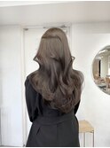 アッシュブラウン×レイヤーカット