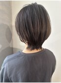 襟足長めのショート【藺草】