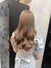 《京限定クーポン》ケアカラー＋カット＋簡単ヘアセット ￥18,700→￥12,650