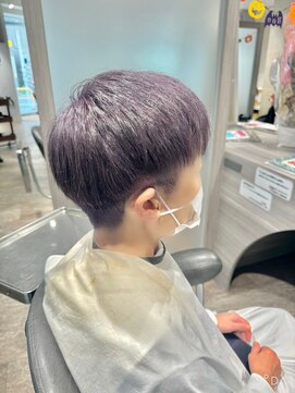 ブロッサム 保谷(Blossom) 大人可愛い透明感カラーくすみラベンダーアッシュベリーショート