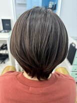 シャルティア(SHALLTIA)&nbsp;ショートバレイヤージュ【山口市美容室】