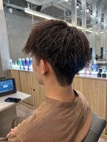メンズサロン キング 梅田店(Men’s salon K!ng)&nbsp;波巻きツイストスパイラルパーマ/フェザーパーマ/眉毛/メンズ