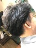 メンズカット+眉カット　無料"マイクロバブル"付き
