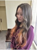 ピンクグラデーション