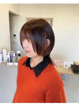 メルク(merc) カール/セミディ/シアーカラー/姫カット/ウルフ