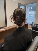 韓国ヘアアレンジ ツインカチモリヘア