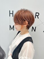 ハルキミナト ジャパン ヨコハマ(HARUKI MINATO japan YOKOHAMA)&nbsp;キッズカット/縮毛矯正/学割U24/ブルーカラー/くすみベージュ