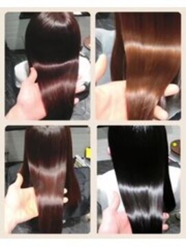エイモアヘアサロン(A more hair salon) 【縮毛矯正】+【ダメージ修復トリートメント】