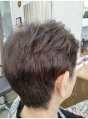 刈り上げベリーショート　うる艶カラー