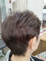 ブレス美容室(Bless)&nbsp;刈り上げベリーショート　うる艶カラー