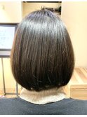 ステップボーンカット　白髪染め