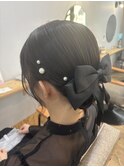 シンプルシニヨン