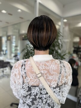 ハピネス 西大寺店(Happiness) 【50代・60代限定】まとまり艶ショートボブ/髪質改善／mami