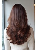 レイヤーカット/ボブ/髪質改善カラー/縮毛矯正/暗めカラー