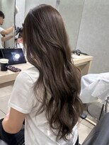 アッシュ 高幡不動店(Ash) 韓国ヘア髪質改善ブリーチなしダブルカラーグレージュレイヤー