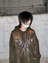 ミモザワークス(Mimosa Works)&nbsp;メンズ縮毛矯正で作る　Y2Kメンズウルフレイヤー