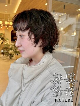 ピクチャー(PICTURE) レイヤーショート/レイヤー/ボブ/カット＆カラー/レイヤーパーマ