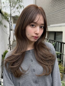 マスカリ(muscali) 星華,大人ガーリー,似合わせカット,ミディアムレイヤーカット,