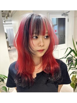 イオール 北千住(ior)の写真/ハイトーンカラー・デザインカラーならお任せ下さい!カラーで魅せる最旬スタイルで印象チェンジ♪