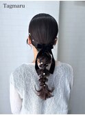 結婚式ヘアセット☆上品な玉ねぎヘア☆京都